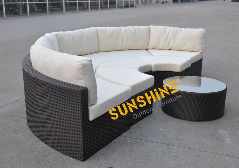 rattan sofa